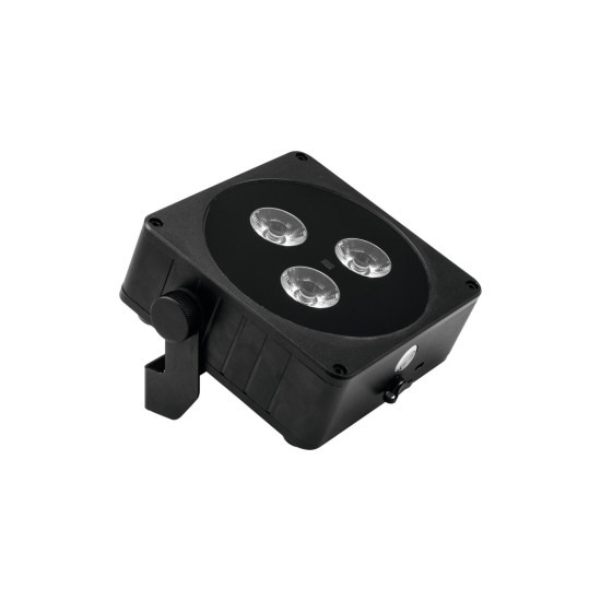 EUROLITE AKKU Flat Light 3 Nero: Proiettore LED RGBW Wireless con QuickDMX