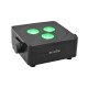 EUROLITE AKKU IP Flat Light 3 Nero - Proiettore LED da Palco Wireless con Effetto Luce DMX