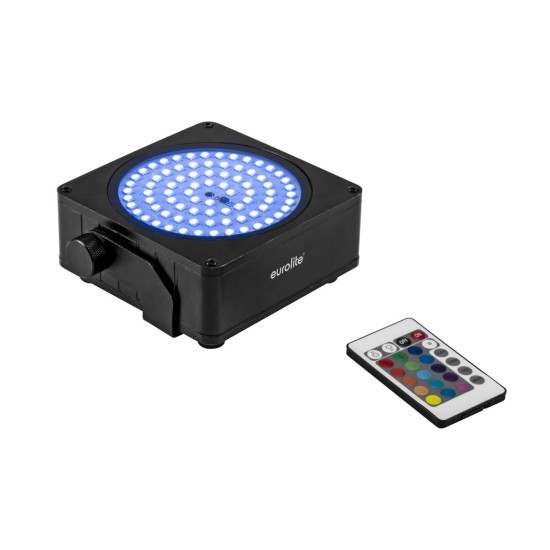 Faretto LED Eurolite AKKU IP65 Nero - Proiettore Scenografico RGBW Senza Fili