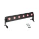 Eurolite Akku Bar-6 Barra LED RGBW Wireless a Batteria con Telecomando
