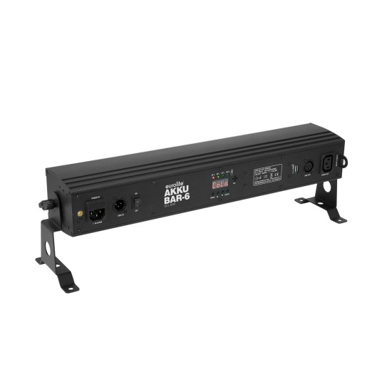 Eurolite Akku Bar-6 Barra LED RGBW Wireless a Batteria con Telecomando