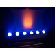 Barra LED Professionale EUROLITE AKKU IP BAR-6 QCL RGBW con QuickDMX e Telecomando IR