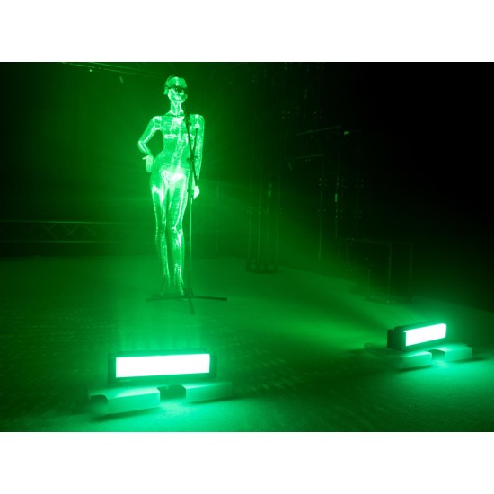 Barra LED a Batteria Eurolite AKKU Bar-6 Glow QCL con DMX Wireless e Effetti Luce Professionali