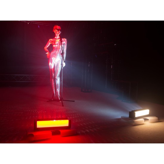 Barra LED a Batteria Eurolite AKKU Bar-6 Glow QCL con DMX Wireless e Effetti Luce Professionali