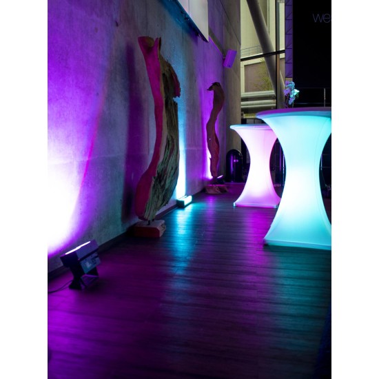 Barra LED a Batteria Eurolite AKKU Bar-6 Glow QCL con DMX Wireless e Effetti Luce Professionali