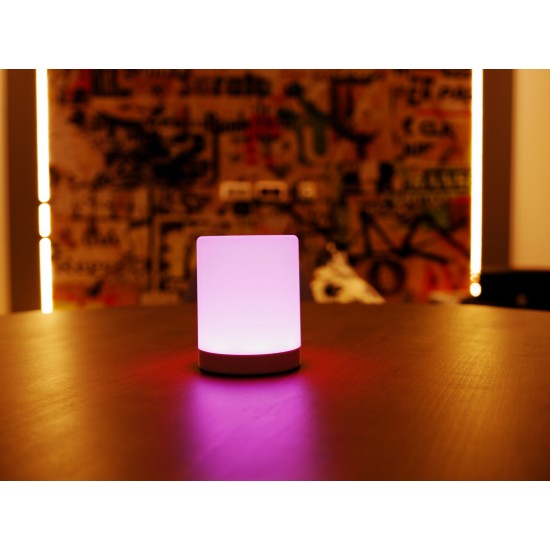 Lampada a cilindro da tavolo ricaricabile led AKKU Table Light RGB