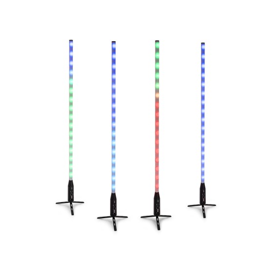 Set EUROLITE AKKU Slim Tube AIR: Tubo LED Effetto Luce DMX Wireless a Batteria