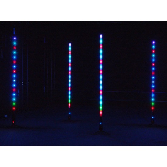 Set EUROLITE AKKU Slim Tube AIR: Tubo LED Effetto Luce DMX Wireless a Batteria