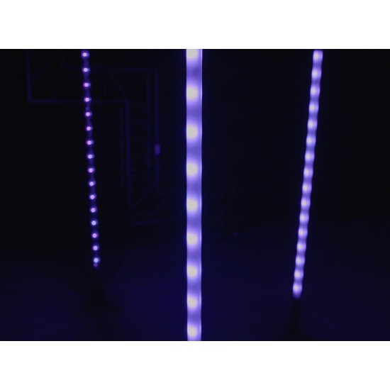 Set EUROLITE AKKU Slim Tube AIR: Tubo LED Effetto Luce DMX Wireless a Batteria