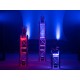 EUROLITE AKKU TL-3 QCL RGB+UV: Proiettore LED Trusslight a Batteria per Effetti di Luce Professionali