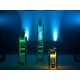 EUROLITE AKKU TL-3 QCL RGB+UV: Proiettore LED Trusslight a Batteria per Effetti di Luce Professionali