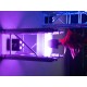 EUROLITE AKKU TL-3 QCL RGB+UV: Proiettore LED Trusslight a Batteria per Effetti di Luce Professionali