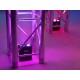 EUROLITE AKKU TL-3 QCL RGB+UV: Proiettore LED Trusslight a Batteria per Effetti di Luce Professionali