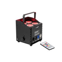 Proiettore LED EUROLITE AKKU UP-4 QCL Spot DMX Wireless per Eventi