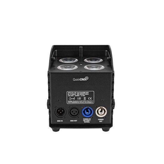 Proiettore LED EUROLITE AKKU UP-4 QCL Spot DMX Wireless per Eventi