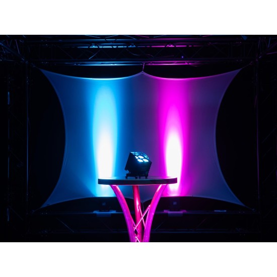 Proiettore LED EUROLITE AKKU UP-4 QCL Spot DMX Wireless per Eventi