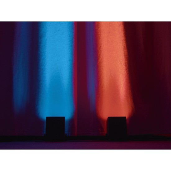 Proiettore LED EUROLITE AKKU IP UP-4 QCL Spot DMX Wireless per Eventi e Matrimoni