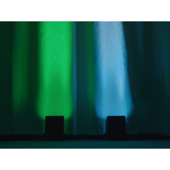 Proiettore LED EUROLITE AKKU IP UP-4 QCL Spot DMX Wireless per Eventi e Matrimoni