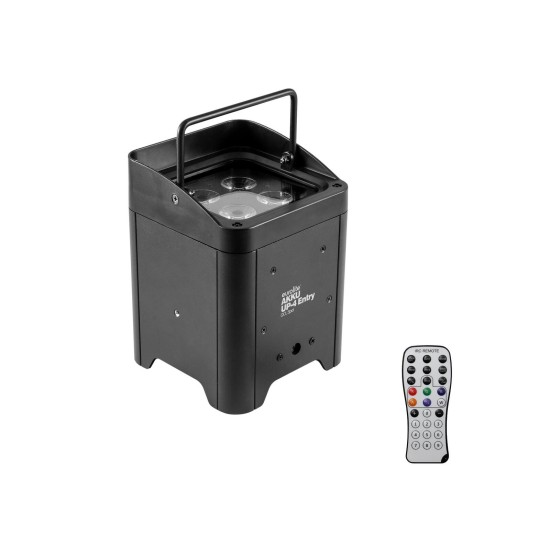 EUROLITE AKKU UP-4 Entry QCL Spot: Proiettore LED a Batteria per Eventi Professionali