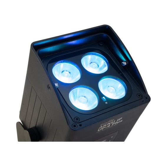 EUROLITE AKKU IP UP-4 Plus HCL Spot CRMX MK2 - Proiettore LED Professionale RGBWA+UV con Batteria e Controllo CRMX