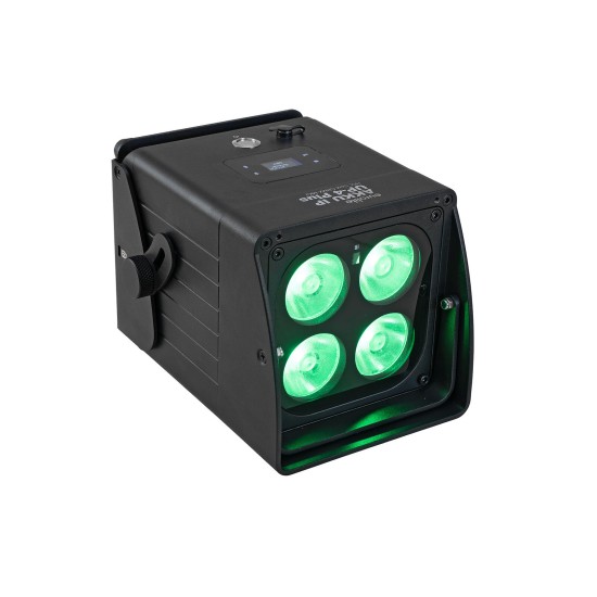 EUROLITE AKKU IP UP-4 Plus HCL Spot CRMX MK2 - Proiettore LED Professionale RGBWA+UV con Batteria e Controllo CRMX