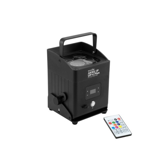 EUROLITE AKKU IP UP-4 Plus HCL Spot CRMX MK2 - Proiettore LED Professionale RGBWA+UV con Batteria e Controllo CRMX