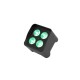 Spot LED EUROLITE AKKU Mini UP-4 QCL MK2 a Batteria RGBW 4x4W con Telecomando IR e Ricarica USB-C