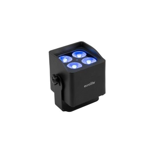 EUROLITE AKKU Mini IP UP-4 QCL Spot MK2 Uplight LED RGBW a Batteria IP65 con Telecomando