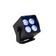 EUROLITE AKKU Mini IP UP-4 QCL Spot MK2 Uplight LED RGBW a Batteria IP65 con Telecomando