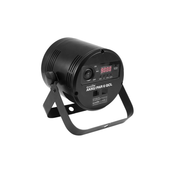 EUROLITE AKKU PAR 6 QCL - Proiettore LED Ricaricabile RGBW per Eventi e Palchi