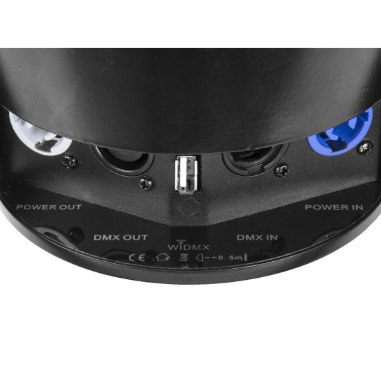 EUROLITE AKKU PAR 6 QCL - Proiettore LED Ricaricabile RGBW per Eventi e Palchi