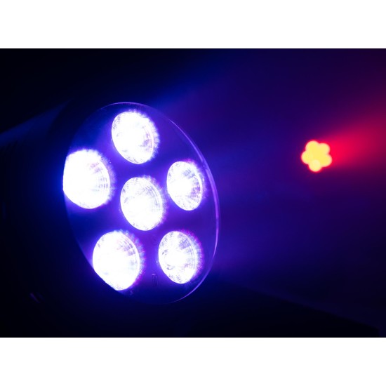 EUROLITE AKKU PAR 6 QCL - Proiettore LED Ricaricabile RGBW per Eventi e Palchi