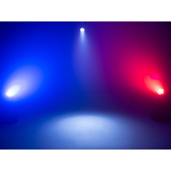 EUROLITE AKKU PAR 6 QCL - Proiettore LED Ricaricabile RGBW per Eventi e Palchi