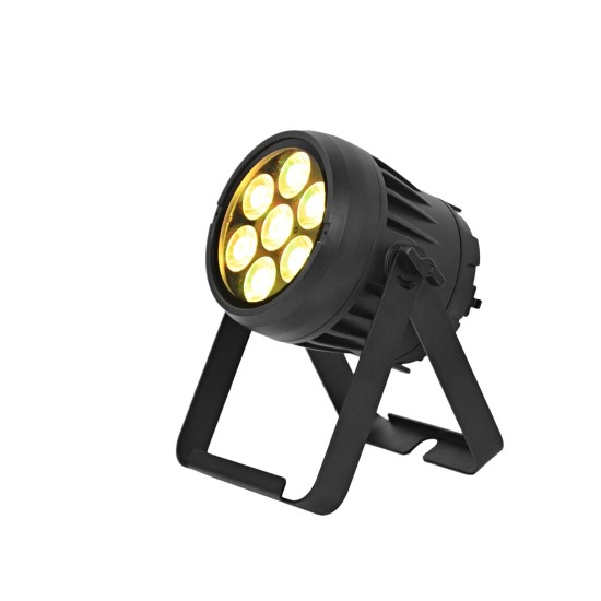 EUROLITE AKKU IP PAR 7 QCL CRMX MK2 - Proiettore LED RGBW a Batteria per Uso Esterno IP65