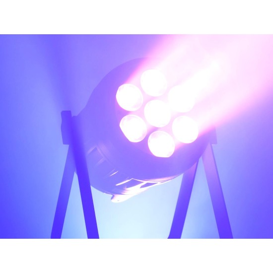 EUROLITE AKKU IP PAR 7 QCL CRMX MK2 - Proiettore LED RGBW a Batteria per Uso Esterno IP65