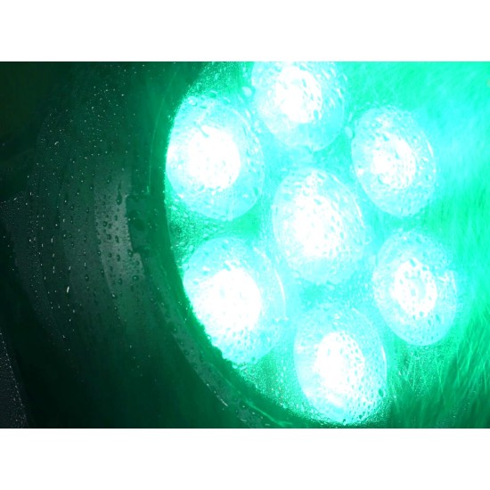 EUROLITE AKKU IP PAR 7 QCL CRMX MK2 - Proiettore LED RGBW a Batteria per Uso Esterno IP65