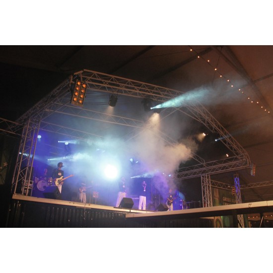 Faretto Teatro Fresnel Nero 300/500W - Regolabile 10° a 40°