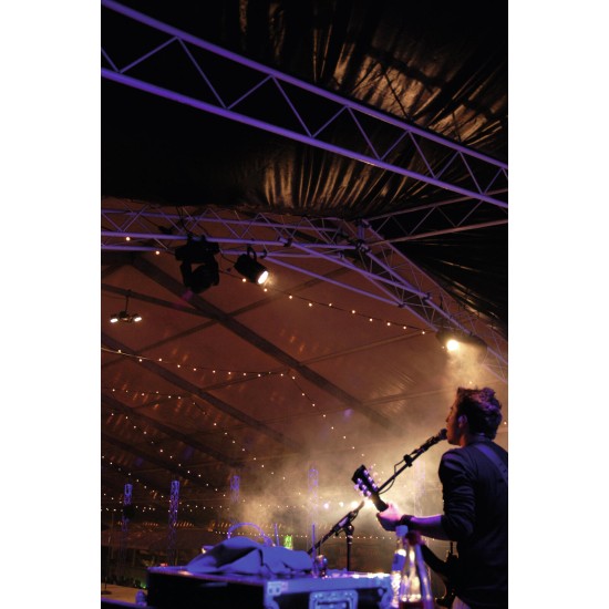 Faretto Teatro Fresnel Nero 300/500W - Regolabile 10° a 40°