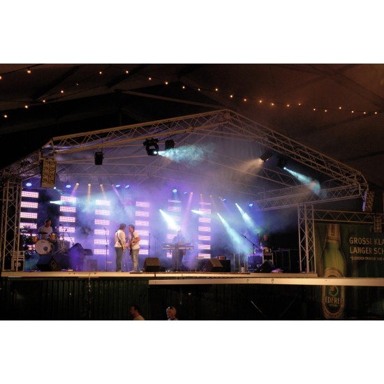 Faretto Teatro Fresnel Nero 300/500W - Regolabile 10° a 40°