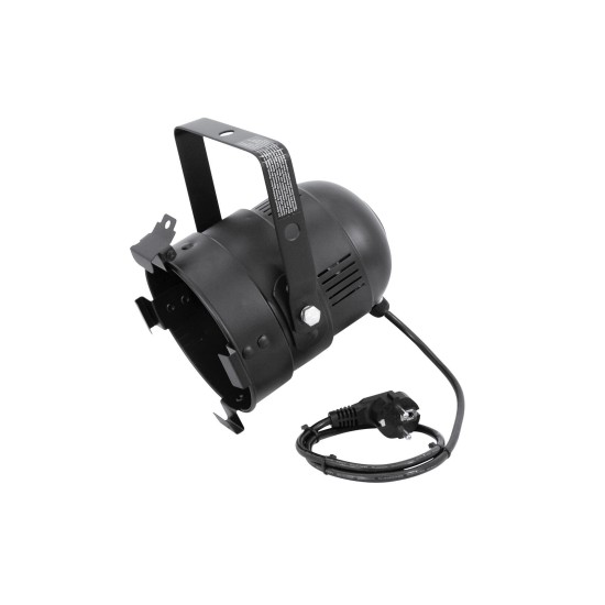 PAR-38 Spot E-27 con Cavo, Faretto Nero in Alluminio - Alta Qualità