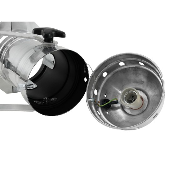 EUROLITE PAR-46 Proiettore Spot Argento con Attacco E27 per Effetti Luce