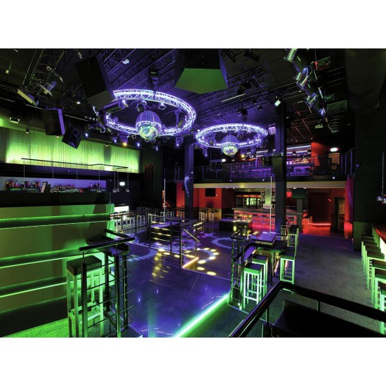 EUROLITE PAR-56 Proiettore LED da Palco Nero con Plug and Play