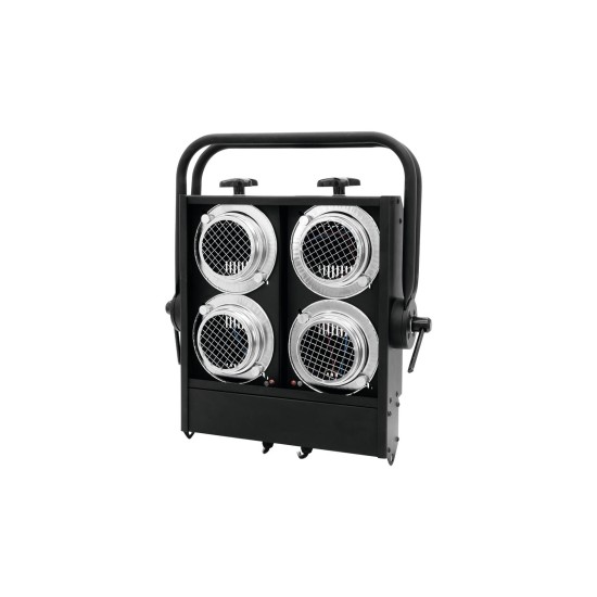 Accecatore Professionale 4xPAR-36 Nero - Effetti Luce Veloci e Regolabili