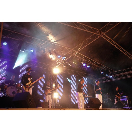 Accecatore Professionale 4xPAR-36 Nero - Effetti Luce Veloci e Regolabili