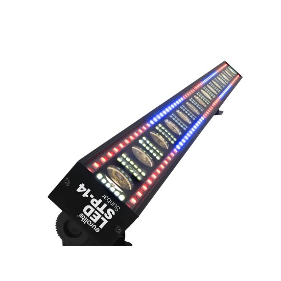 EUROLITE LED STP-14 Sunbar: Proiettore LED con Effetti DMX per Illuminazione Scenografica