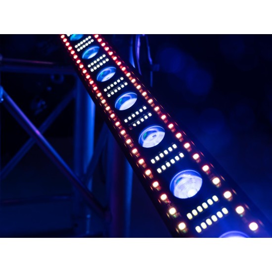 EUROLITE LED STP-15 QCL Barra: Illuminazione Scenografica Professionale con Effetti Beam RGBW