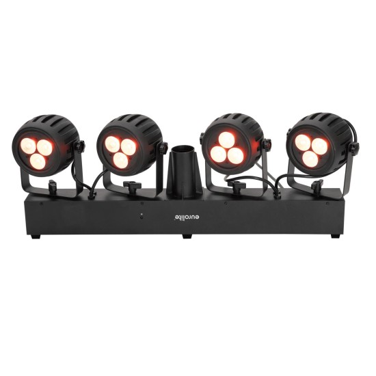 EUROLITE LED KLS-120: Set di Luci Compatte RGBW per Eventi e Palco