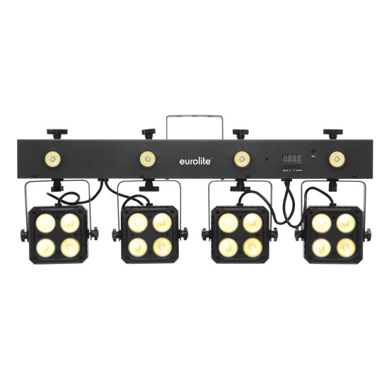 EUROLITE LED KLS-180: Set Luci Compatte con Effetti RGBW e Strobo per DJ e Eventi