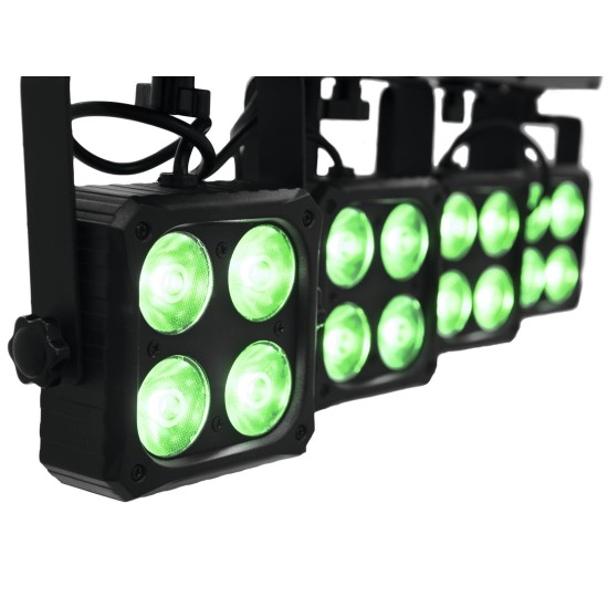 EUROLITE LED KLS-180: Set Luci Compatte con Effetti RGBW e Strobo per DJ e Eventi