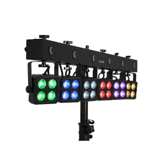 Set Luci Compatto EUROLITE LED KLS-180/6: Illuminazione Professionale con Effetto Stroboscopico